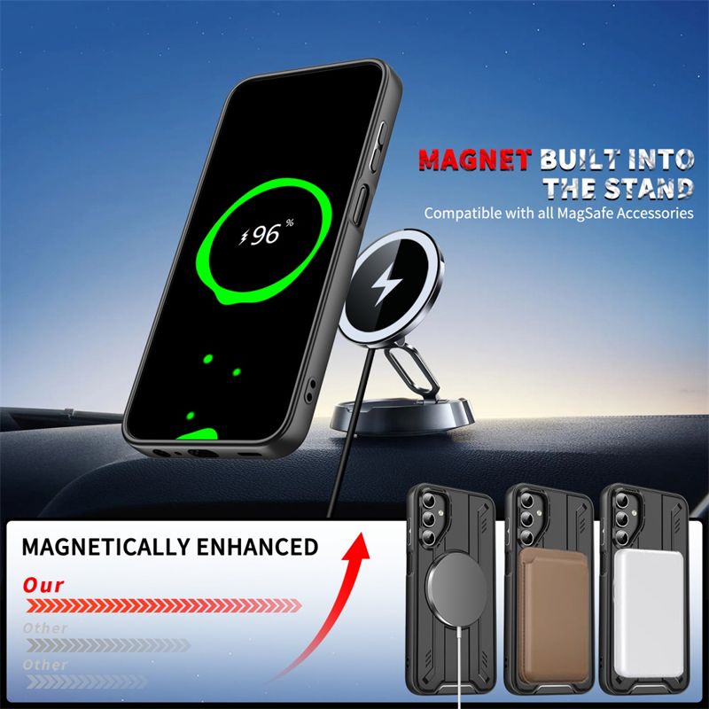 Capa magnética para Galaxy S22 Ultra com proteção para câmera Samsung S25 S24 S23 Plus_voghion.com