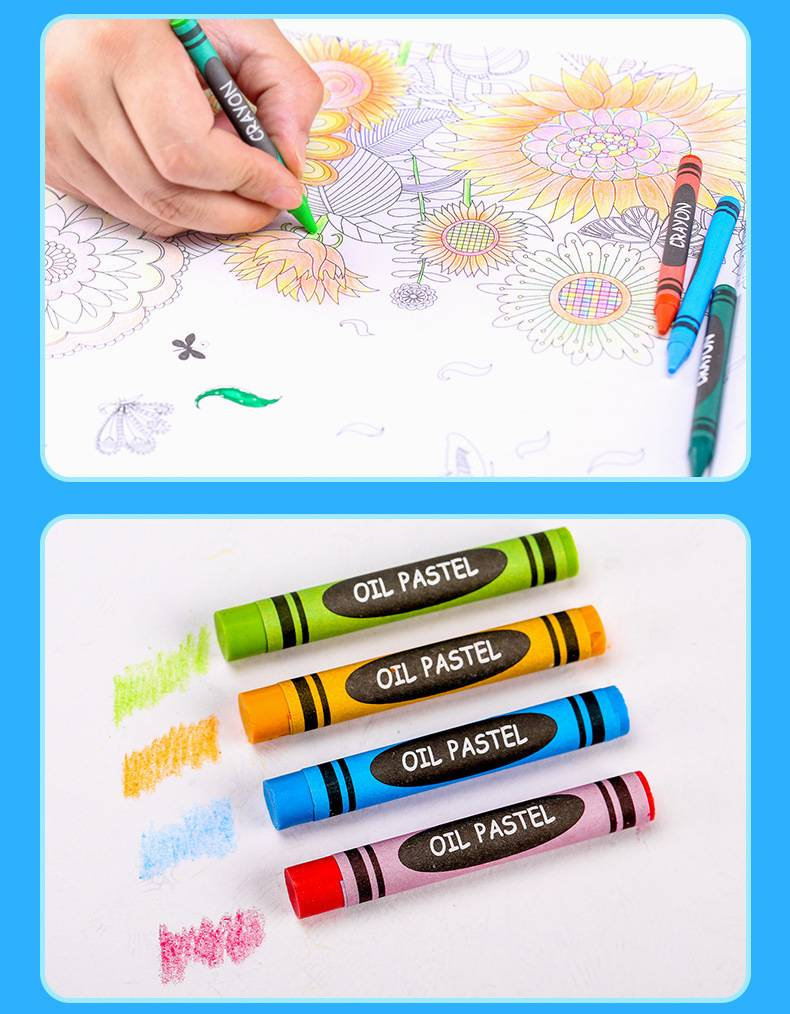 H&B 208-Piece Kids Art Set With Colored Pencils, Watercolor Markers & Oil Pastels - Creative Drawing Kit For Children, Students & Beginners_voghion.com