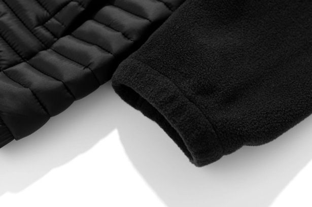 Performance Tech Hooded Jacket For Men & Women - Slim-Fit Winter Coat With Seamless Insulation, Water-Repellent Finish (White, Black)_voghion.com