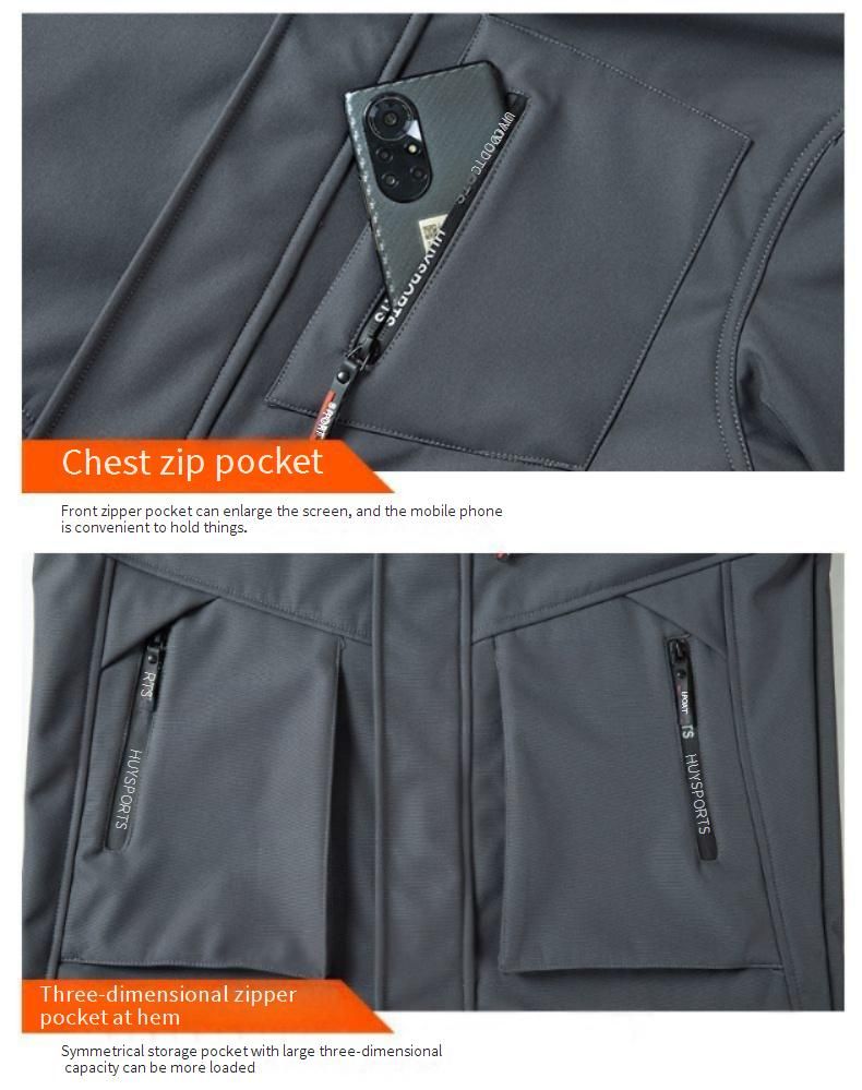 Ensemble veste de ski d'hiver imperméable et coupe-vent doublée polaire pour homme et femme, idéal pour l'équitation, la randonnée et les sports de neige._voghion.com