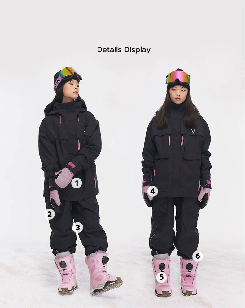 ProFlex Ski Pants – Waterproof & Windproof Snowboarding Trousers With Thermal Insulation For Men & Women_voghion.com