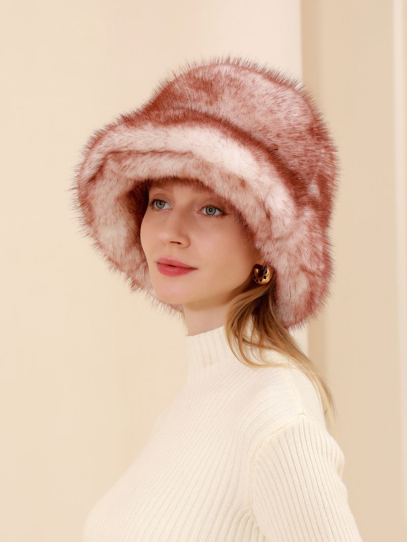 Cappello da pescatore antifreddo versatile per bambini, autunno inverno, spesso, in pelliccia di coniglio, antivento e caldo_voghion.com