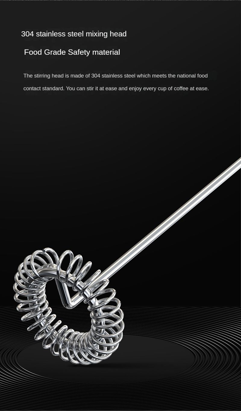 Rechargeable Milk Electric Blender Handheld Wand for Coffee Beverage Blender, Cappuccino Mini Frother_voghion.com