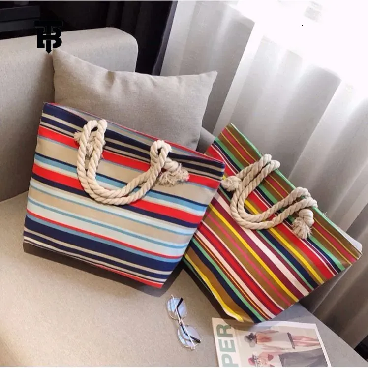 TB BHULAMTE Women's Luxury New Canvas Shoulder Handbag Simple Versatile Large Capacity Jute Shopping Beach Free Shipping_voghion.com