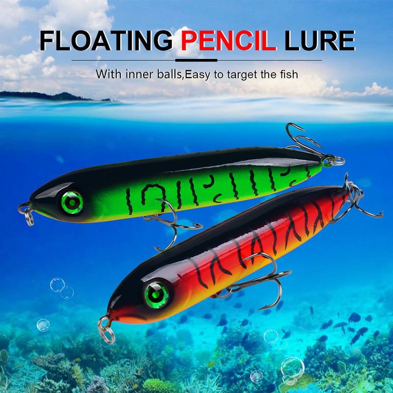 Esca per la pesca a mosca a lunga distanza con doppio amo simulato, 11,5 g, in plastica, 10,2 cm, DW102_voghion.com