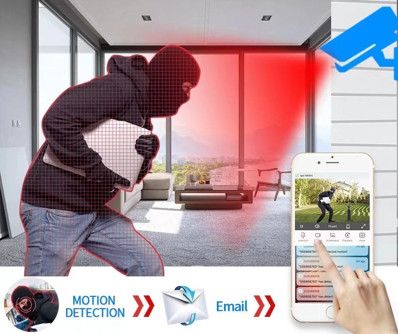 4K Wireless Security Camera System With Night Vision, 4CH NVR, WiFi Remote Viewing, US/EU/UK/AU Plug Options_voghion.com