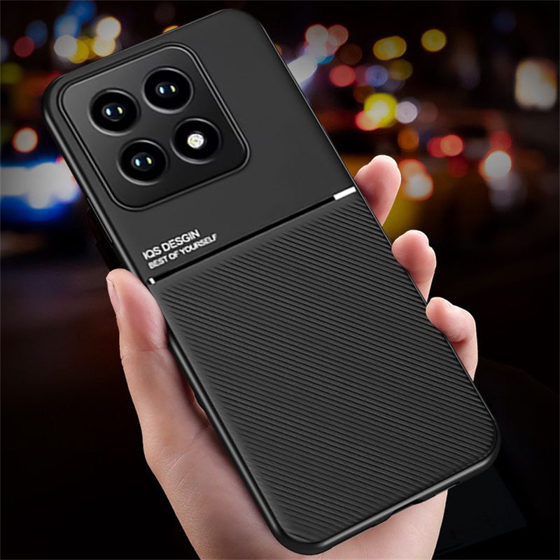 Custodie magnetiche per Xiaomi Mi 14T 13T 12T 12S 11T 10T Pro Custodia in pelle con texture per Xiaomi 15 14 13 11 Ultra Pro 12 Lite Cover_voghion.com