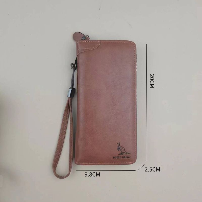 Herrepung Kortholdere Herrelang clutch Mobiltaske Pendling Fritid Forretning Herrepung_voghion.com