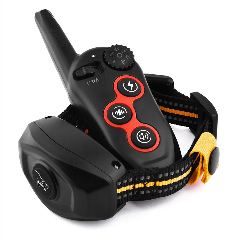 Pet Supplies 400 m Controle Remoto Treinador Coleira de Treinamento para Cães Automático Anti-Latidos À Prova D'Água Carregamento Treinador para Cães_voghion.com