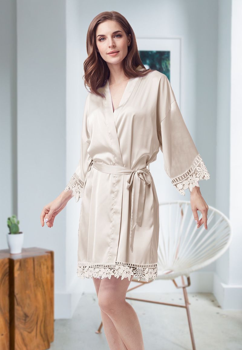 Vêtements de nuit pour femmes, robe de soirée de mariage, robe de demoiselle d'honneur, chemise de nuit de mariée, robe courte en satin mat, grande taille_voghion.com