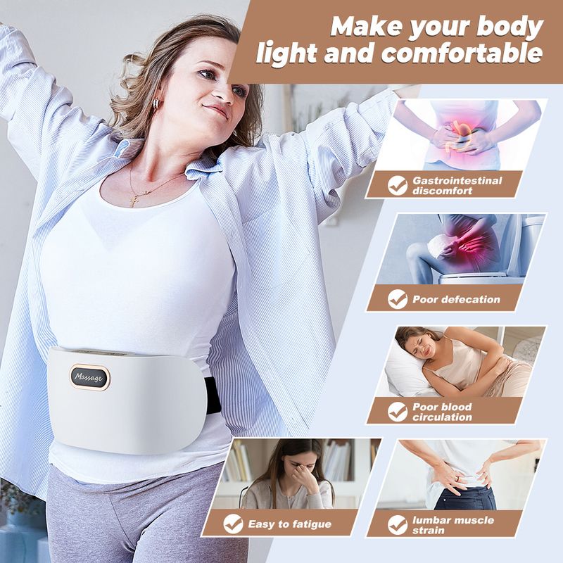 avec chargement à domicile, chauffage intelligent, ceinture, appareil de massage abdominal multifonctionnel_voghion.com