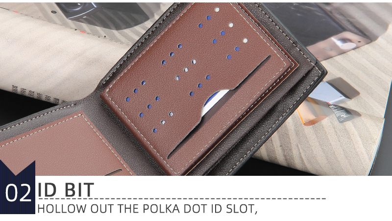 Baellerry2023 Nuovo portafoglio corto da uomo Porta carte multi-carta alla moda semplice_voghion.com