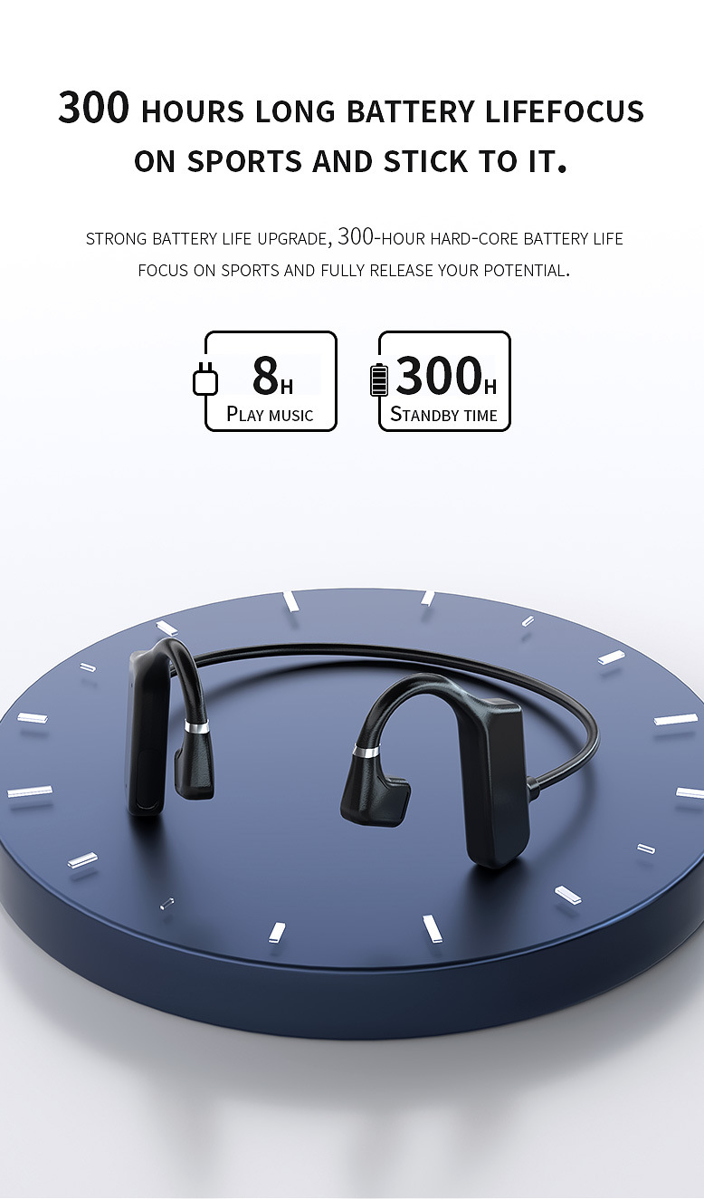 G1 Private Model Wireless Bluetooth Headset Bone Conduction Sports Running Ear-mounted Bone Conduction Bluetooth Headset_voghion.com