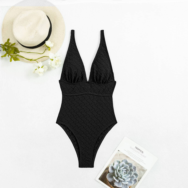 Sexy nei europäesch an amerikanesch Eenfaarweg Jumpsuit grenziwwerschreidend Stock Jacquard enk Récklos Fraen Instagram Stil Badekostüm_voghion.com