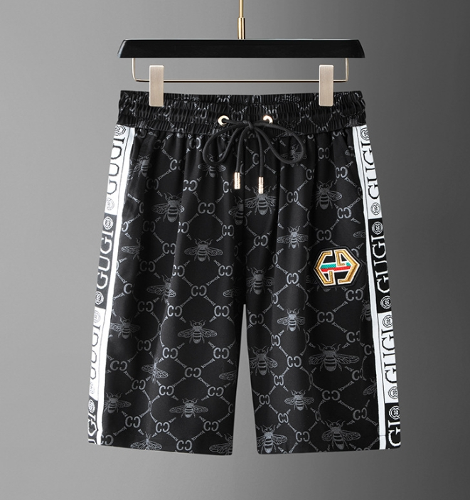 European goods 2024 summer new high-end loose casual home shorts men's five quarter pants thin pants men's summer style_voghion.com
