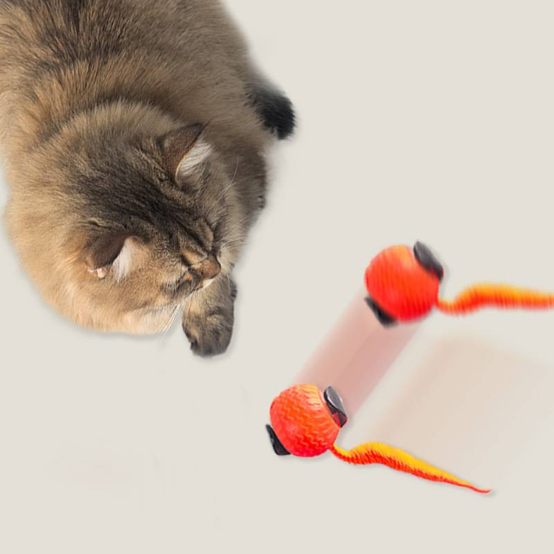 Slimme zelfrollende interactieve kattenbal speelgoed_voghion.com