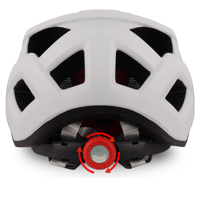 Casco da mountain bike monoblocco per adulti, casco da ciclismo leggero e resistente con design di ventilazione di sicurezza migliorato per la guida su strada e sentieri._voghion.com