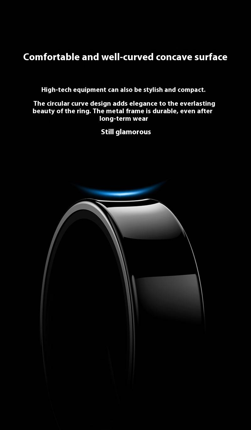 Smart Ring mit Herzfrequenz-/SpO2-/Schlaf-Tracking – Wasserdichter Fitness-Tracker und Schrittzähler mit Bluetooth-Kamerasteuerung und Ladeetui_voghion.com