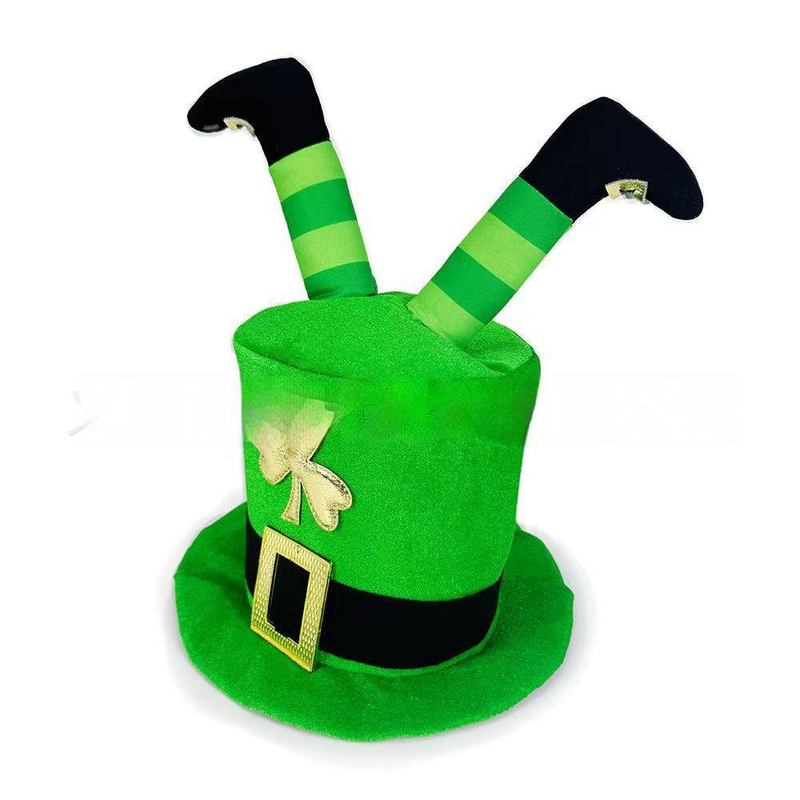Green Trouser Leg Hat Funny Fun Green Trouser Leg Soft Hat Funny Shape Trouser Leg Hat_voghion.com