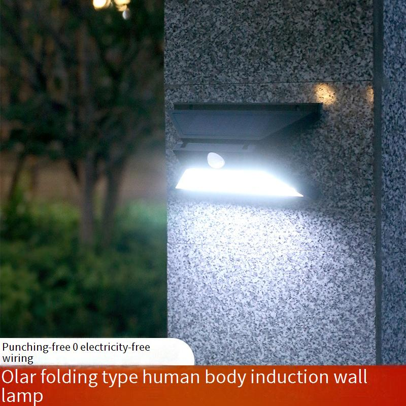 Solar Motion Sensor Wall Light, 67 LED Outdoor Waterproof Lighting For Garden, Yard, Pathway – Energy-Efficient & Weatherproof_voghion.com