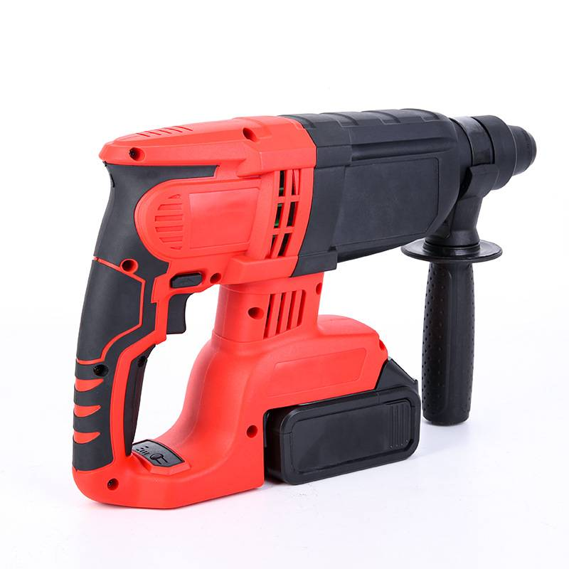 CD26-4 Brushless Cordless Hammer Drill With Lithium Battery - High Power Industrial Rotary Hammer For Heavy Duty Drilling & Chiseling_voghion.com