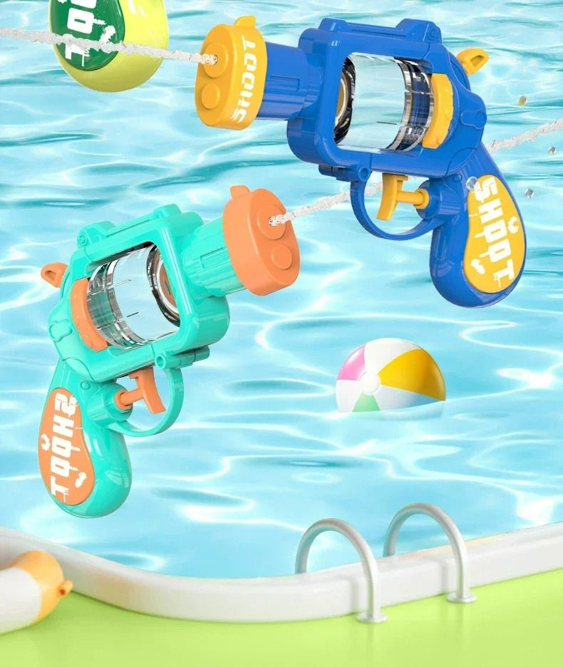 Automatische Wasserpistole, Mini-Wasserpresse, Sprinklermaschine, Schießspiel, Outdoor, Strand, Pool, Kampfspielzeug, Kinder, bestes Geschenk, Sommerpistole_voghion.com