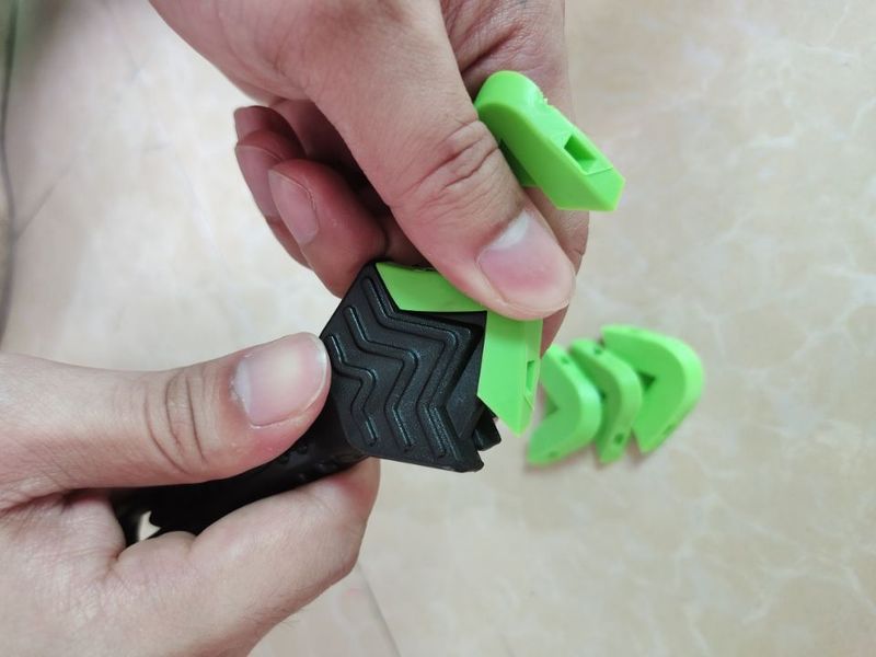 3-in-1 Metal Scraper With 6 Soft Rubber Heads – Multi-Purpose Grout & Caulk Tool For Kitchen Tiles, Glass, Sink & Sealant Application_voghion.com