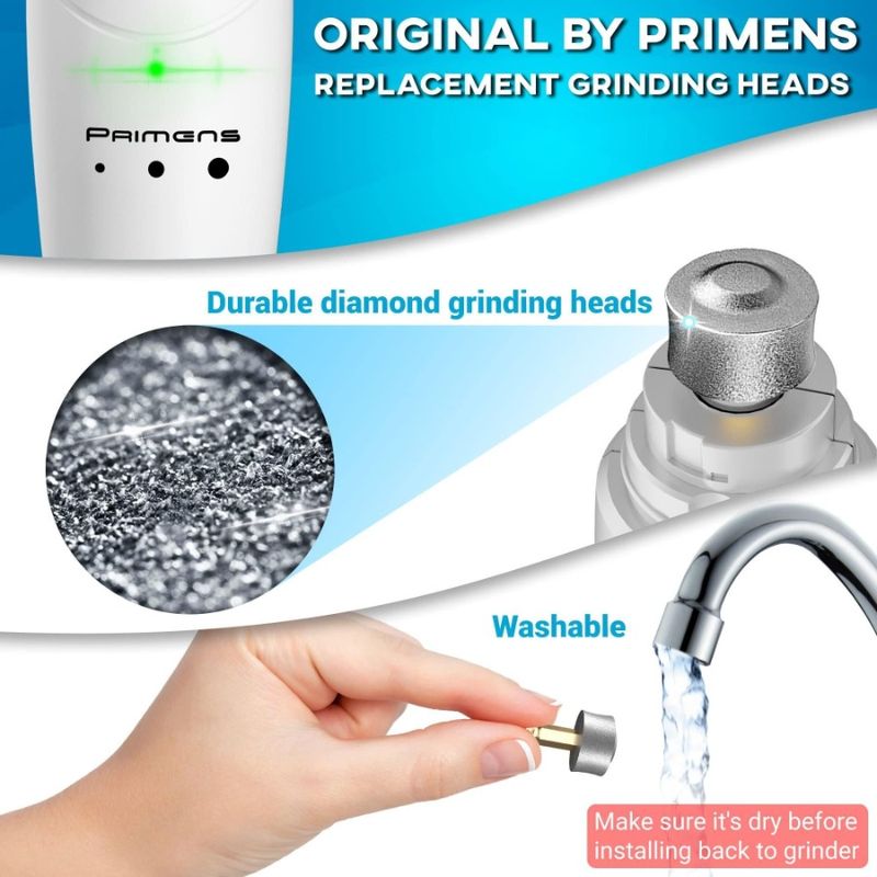 3 For Spare Wheel Pet Grinding Pack Claw Nail Fo Grinder Replaceable Professional Bits Replacement Dog Grooming Tip Of Diamond_voghion.com