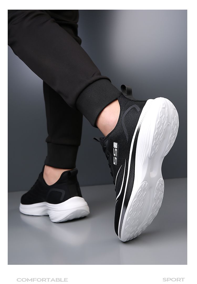 Scarpe da ginnastica estive casual in rete, traspiranti, ultraleggere, da uomo, con suola morbida, antiscivolo, ammortizzanti, per studenti._voghion.com