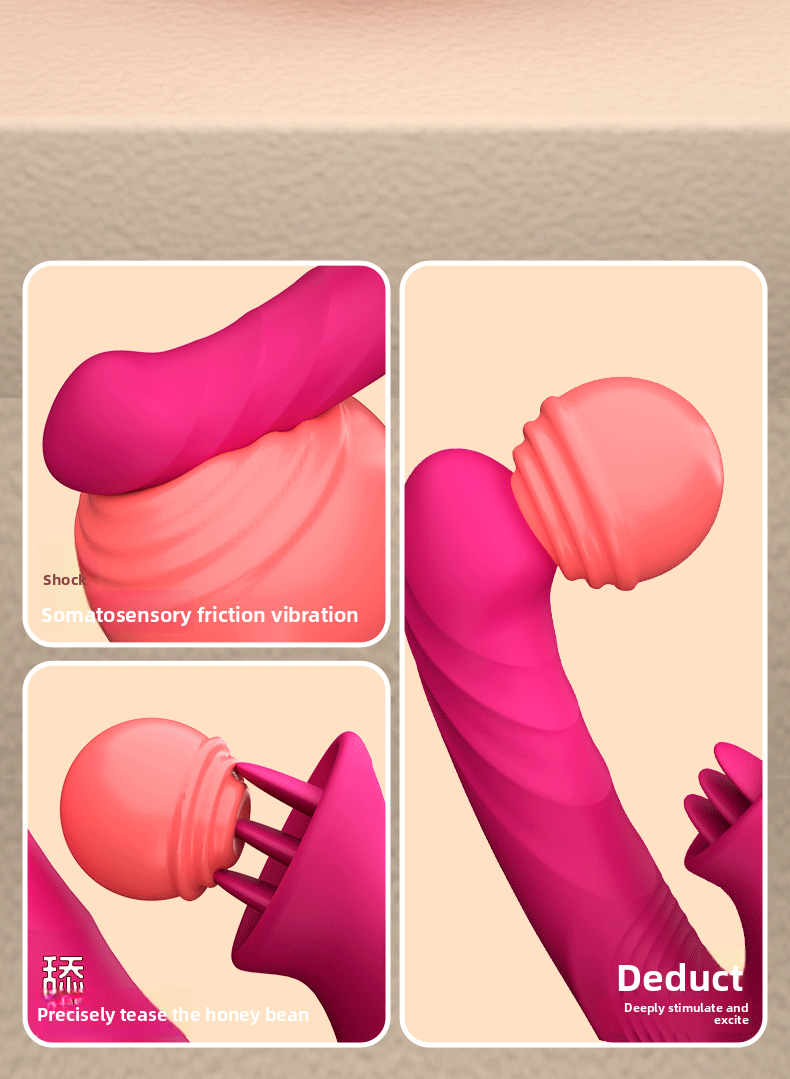 Masturbation Artifact Dual-Vibration Female Vibrator Fully Automatic Clitoris Stimulation Orgasm Sex Toy Adult Product_voghion.com