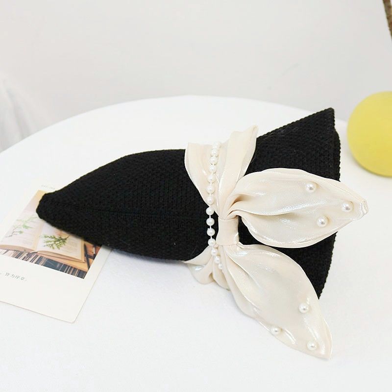 New Fisherman's Hat Children Spring And Summer Thin Bows, Breathable Basin Hat Travel Shading And Sun Protection_voghion.com