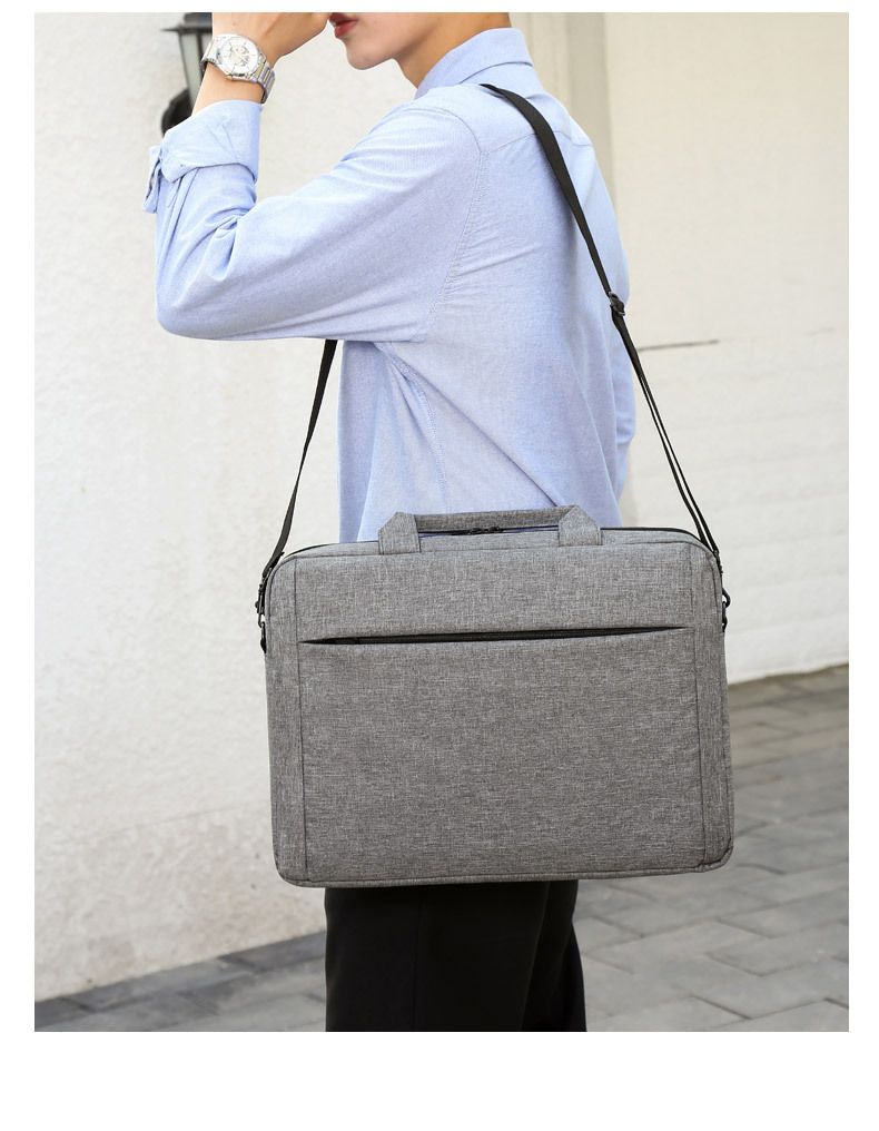Laptop Oxford cloth shoulder crossbody bag Business handbag briefcase_voghion.com