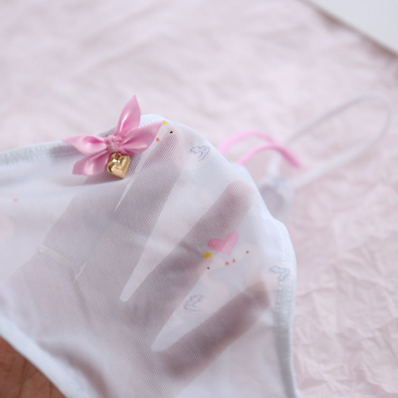 123 123 123 428 Perizoma a rete sexy trasparente fragola ciliegia intimo carino da donna vita bassa ragazza_voghion.com