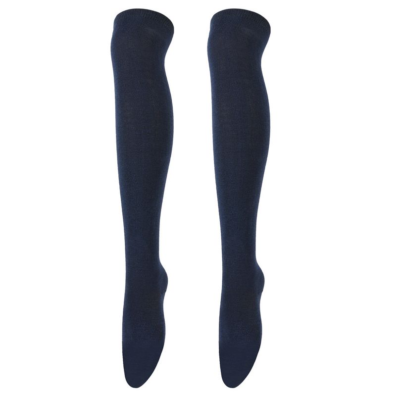 Unisex Solid color over knee socks Student long socks Dance socks Ladies show Sock Dance party high socks_voghion.com
