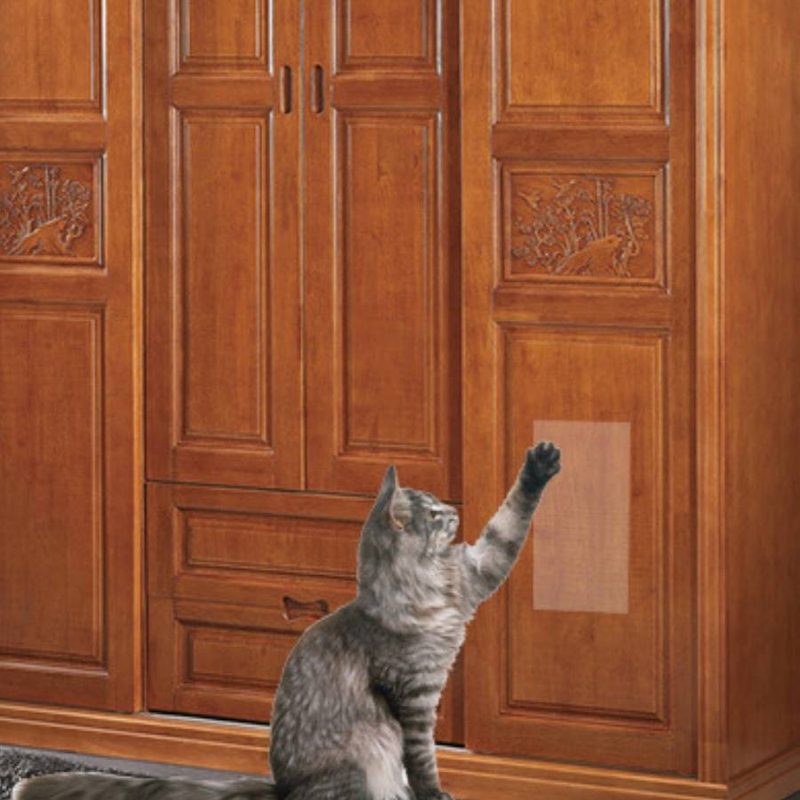 2 buc autocolante de protecție împotriva zgârieturilor pentru pisici și canapele, scaune, dulapuri, masă, protecție pentru mobilier, anti-zgârieturi pentru pisici și câini, protecție pentru mobilier, autocolante anti-animale de companie_voghion.com