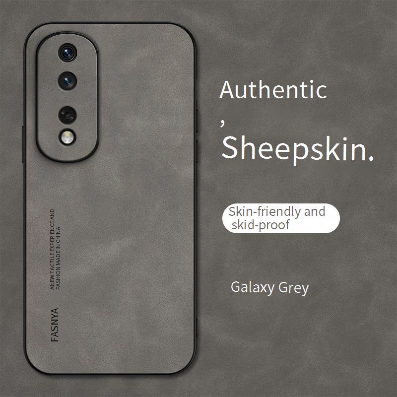 Phone Case & Covers Sheep Leather Suitable Mobile Phone Case Enjoy 60 Leather Grain Protective Cover Magic5 Full Package Anti Fall_voghion.com
