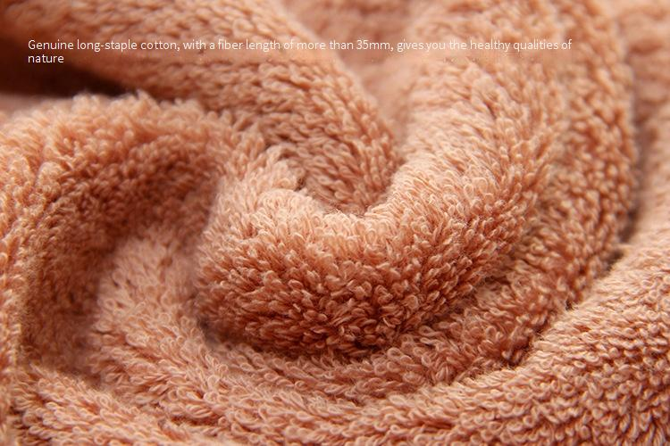 Thickened Baby Quality A Grade Plain Bath Towel 550g Authentic Long Staple Cotton Bath Towel_voghion.com