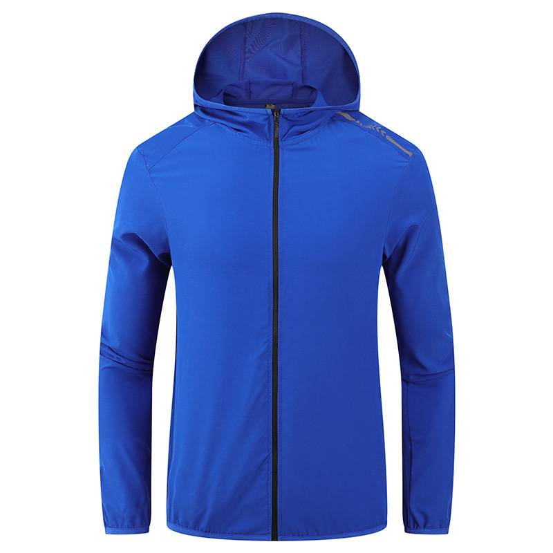 Herrenbekleidung Ultradünne Laufjacke Schnelltrocknende Sport-Windjacke Fitness Morgenlauftraining Hoodie Langarm Sonnenschutzkleidung_voghion.com