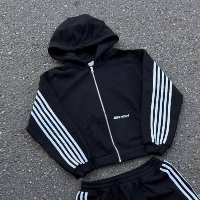 Conjunto unisex de sudadera y pantalón con estampado digital para hombre: conjuntos modernos para parejas, ropa informal de manga larga para adolescentes y adultos._voghion.com