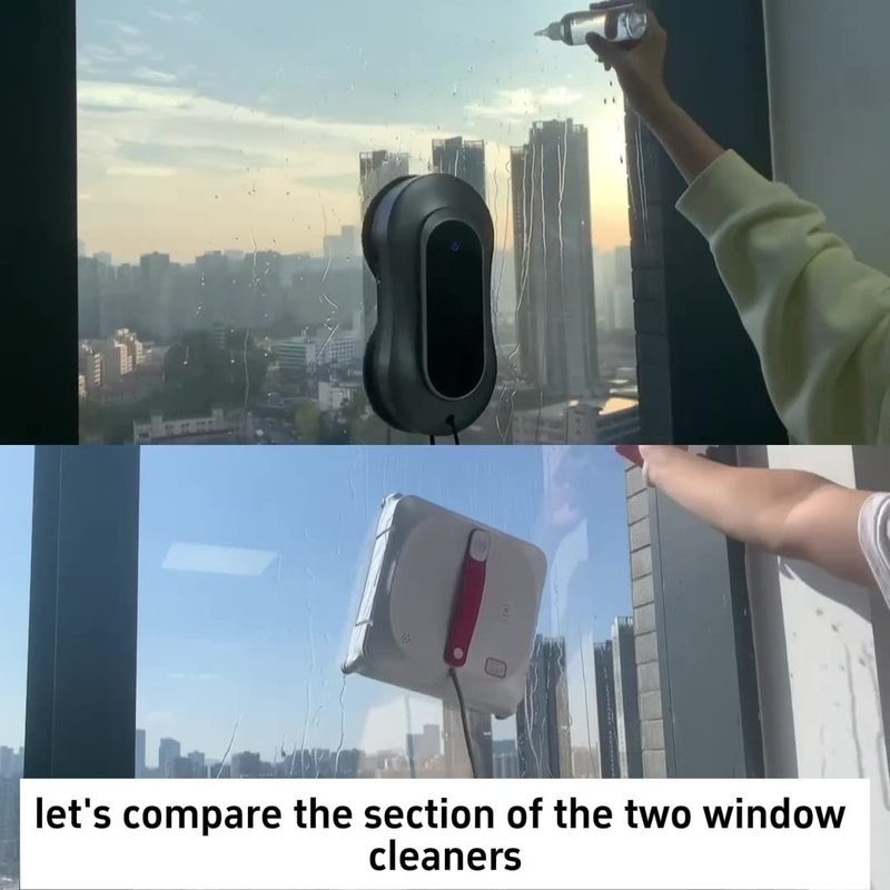 DaVKing Doppelseitiger Wassersprüh-Fensterreinigungsroboter Automatische Haushaltsfensterreinigung Glasartefakt Doppelseitige Reinigung_voghion.com