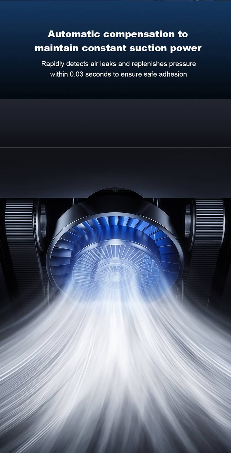 Robot lave-vitres Liectroux S11, jet d'eau 4 directions, navigation intelligente, système de sécurité multiple, fonctionnement sans cadre, télécommande et application._voghion.com