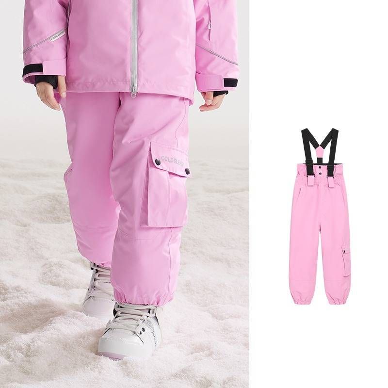 Wasserdichte Kinder-Schneehosen für Jungen und Mädchen – Isolierte Skihosen aus winddichtem und atmungsaktivem Material für Wintersport (110–160 cm)_voghion.com