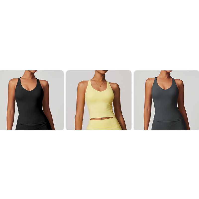 Zechuang Brushed Tight Yoga Elastic High Waist Fitness Clothing For Women Running Sports Set 8863_voghion.com