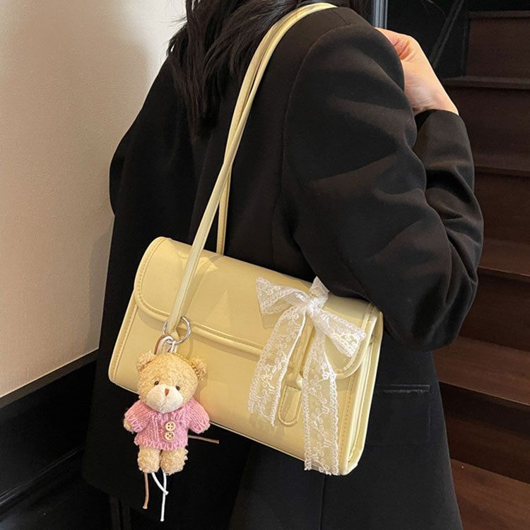 Large Capacity For Women Summer 2025 New Simple Versatile Shoulder Underarm Casual Korean Style Office Commuter Bag_voghion.com