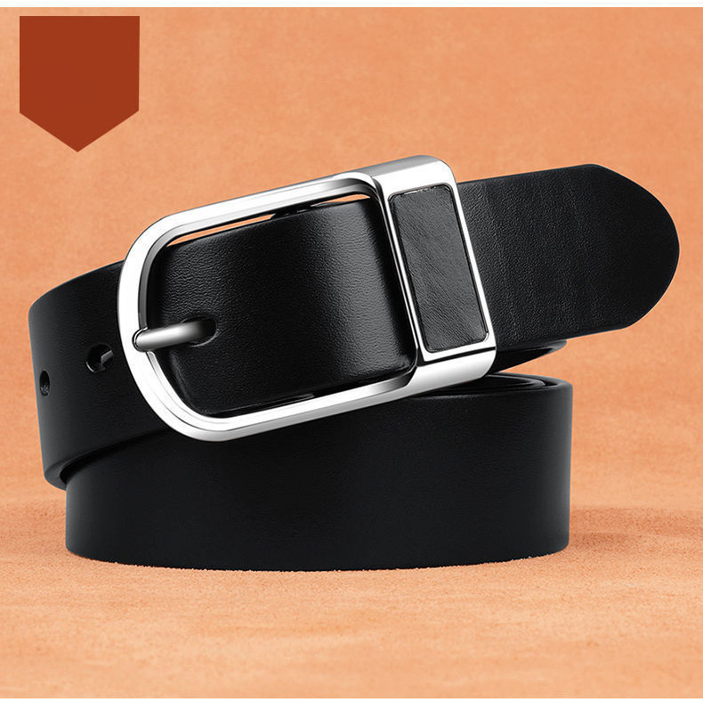 Herrengürtel Retro-Gürtel mit Dornschließe, modischer Herrengürtel für Business und Freizeit, Anzughose, Jeans, Netz, Promi-Stil_voghion.com