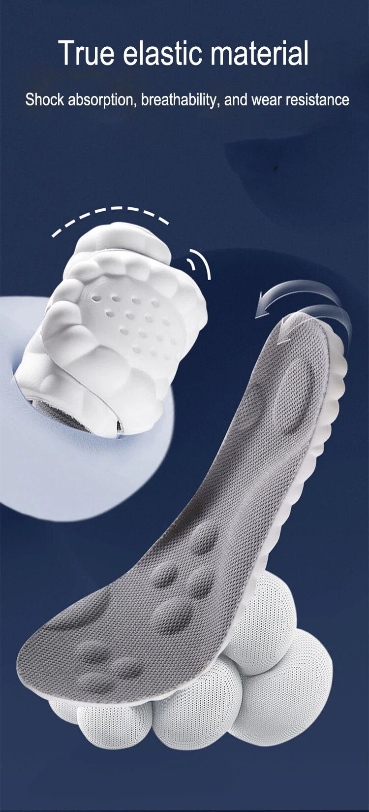 Almohadillas deportivas de látex suaves y de alta elasticidad, desodorante ortopédico transpirable, cojín de absorción de impacto, soporte para arco_voghion.com