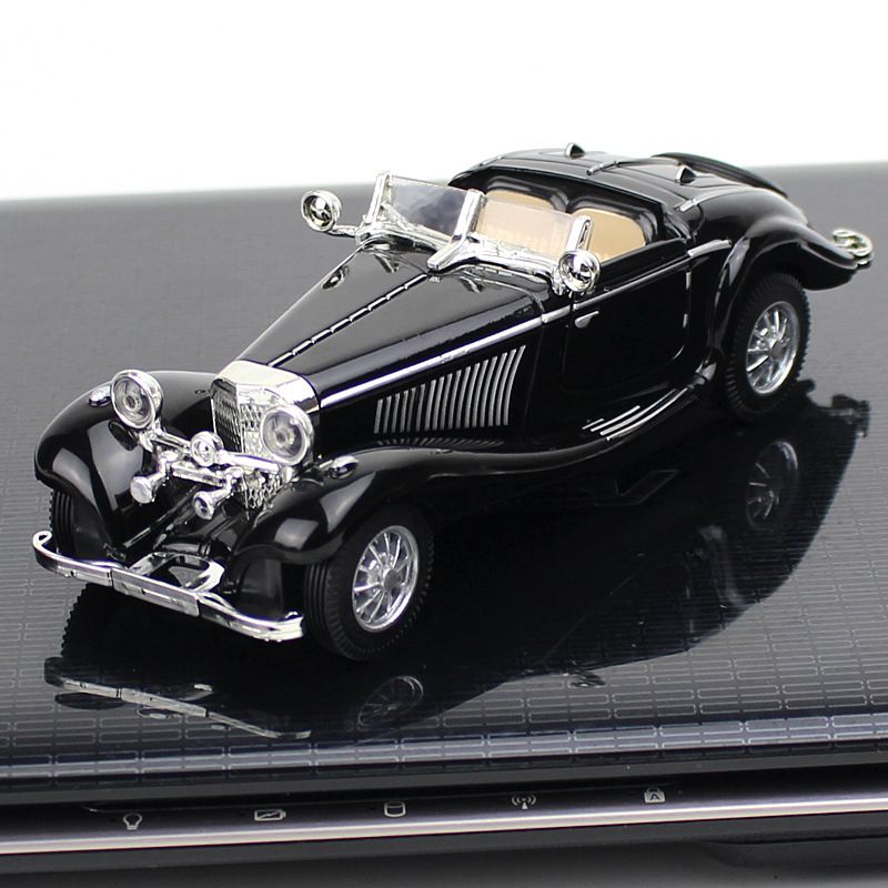 1:28 Liga Clássico Carro Vintage 500K Modelo de Carro Estático Coleção Presente Bolo Enfeite_voghion.com