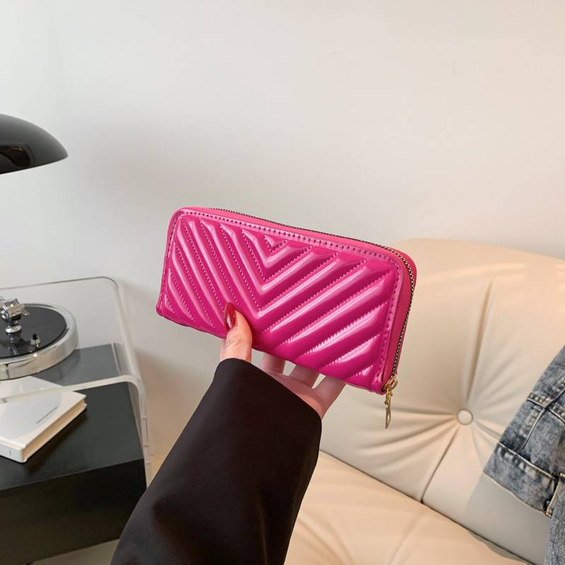Mode beliebte diamant gitter helle gesicht halten kleine quadratische tasche frauen hohe set große kapazität frauen geldbörse karte tasche licht luxus_voghion.com