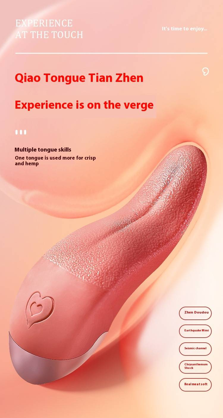 Tongue Vibrator Tongue AV Vibrator Heating Female Adult Sex Toy Simulation Vibrator_voghion.com