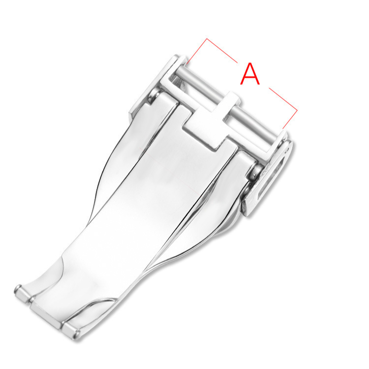 Acessórios para relógios Fivela de gota de aço inoxidável Fivela original Fivela borboleta Ponto de envio 18 mm_voghion.com
